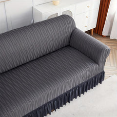 Silk Skirt Sofa Slipcover Protector Universal Elastic Dustproof Cover