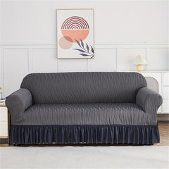 Silk Skirt Sofa Slipcover Protector Universal Elastic Dustproof Cover