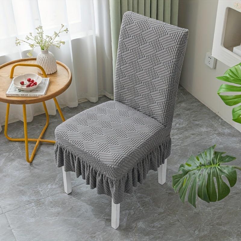 Dining Chair Slipcover Short Skirt Furniture Protector