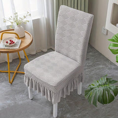 Dining Chair Slipcover Short Skirt Furniture Protector