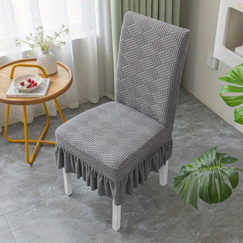 Dining Chair Slipcover Short Skirt Furniture Protector