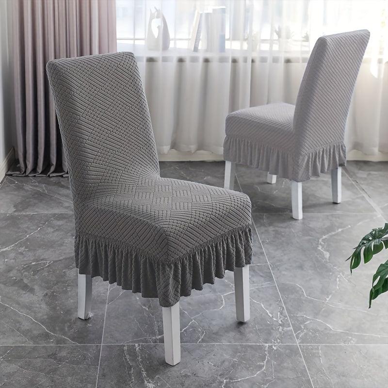 Dining Chair Slipcover Short Skirt Furniture Protector