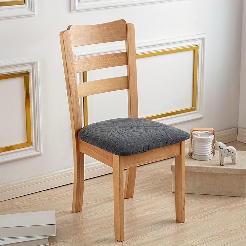Waterproof Jacquard Dining Chair Slipcover Stretch Anti Dirty Protector Cover