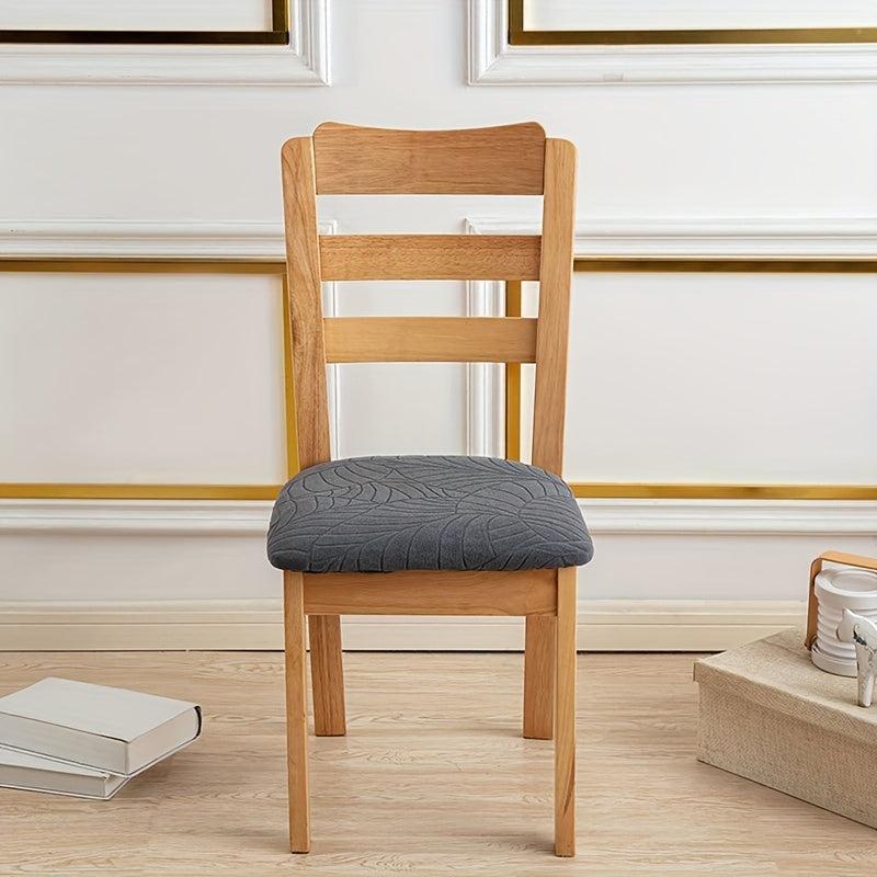 Waterproof Jacquard Dining Chair Slipcover Stretch Anti Dirty Protector Cover