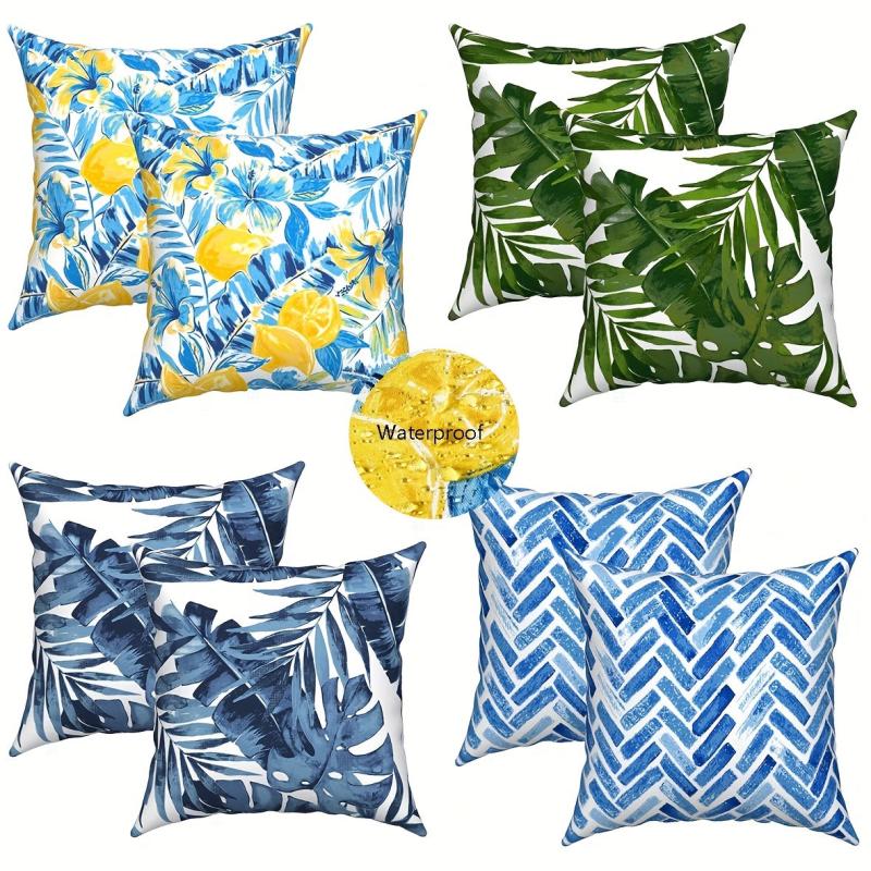 2pcs Waterproof Outdoor Embrace Pillowcase 45x72cm, Farmhouse Modern Decor