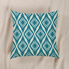4pcs Geometric Linen Throw Pillow Covers Printed Throw Pillowcase