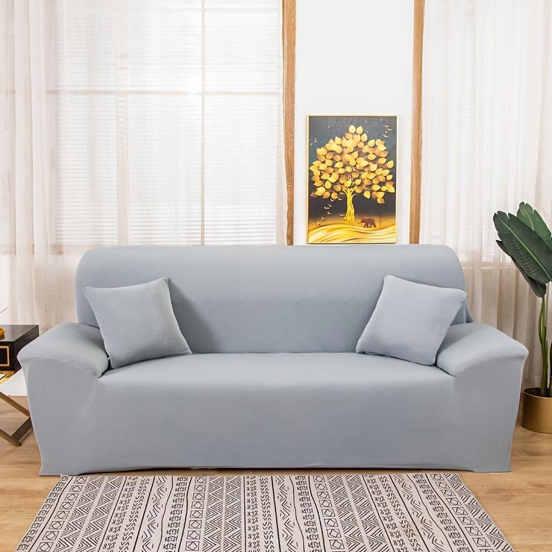 Solid Sofa Cover Stretch Couch Slipcover Furniture Protector