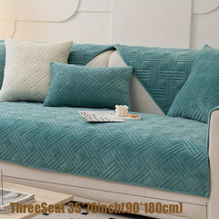 Non-slip Sofa Cover Solid Autumn Winter Furniture Protector