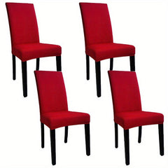 6pcs Dining Chair Slipcover for Wedding Dining Room Office Banquet