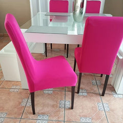 6pcs Dining Chair Slipcover for Wedding Dining Room Office Banquet