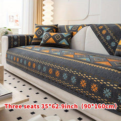 Bohemian Sofa Slipcover Non-slip Couch Cover Universal Furniture Protection