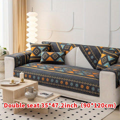 Bohemian Sofa Slipcover Non-slip Couch Cover Universal Furniture Protection