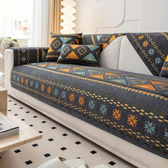 Bohemian Sofa Slipcover Non-slip Couch Cover Universal Furniture Protection