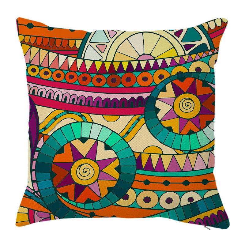 Ethnic Style Cushion Cover Retro Sofa Throw Pillow Room Decor