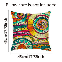 Ethnic Style Cushion Cover Retro Sofa Throw Pillow Room Decor