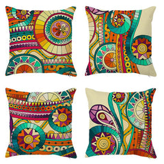 Ethnic Style Cushion Cover Retro Sofa Throw Pillow Room Decor