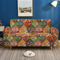 Bohemian Stretch Printed Sofa Cover Furniture Protector
