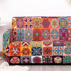 Bohemian Stretch Printed Sofa Cover Furniture Protector