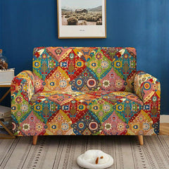 Bohemian Stretch Printed Sofa Cover Furniture Protector