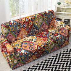 Bohemian Stretch Printed Sofa Cover Furniture Protector