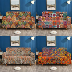 Bohemian Stretch Printed Sofa Cover Furniture Protector