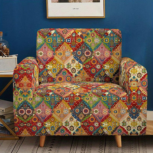 Bohemian Stretch Printed Sofa Cover Furniture Protector