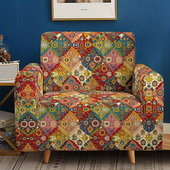 Bohemian Stretch Printed Sofa Cover Furniture Protector