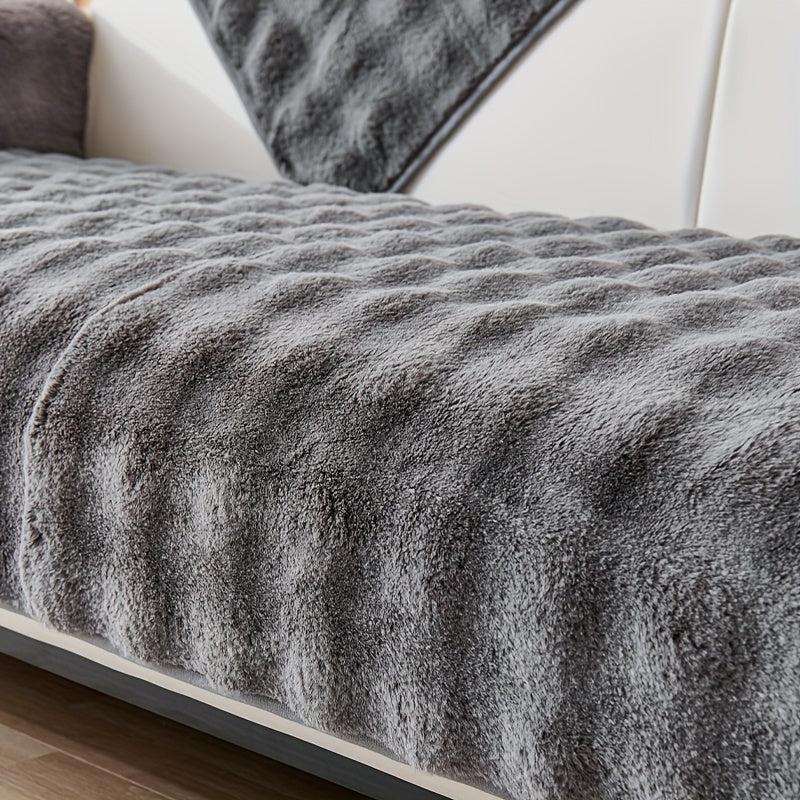 Plush Comfortable Sofa Slipcover Furniture Protector for Living Room