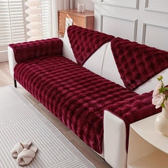 Plush Comfortable Sofa Slipcover Furniture Protector for Living Room