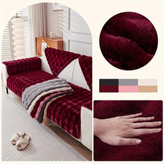 Plush Comfortable Sofa Slipcover Furniture Protector for Living Room
