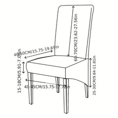 Waterproof Stretch Dining Chair Slipcover - Protect Furniture, Add Style