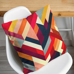 Geometric Pattern Printed Throw Pillow Covers