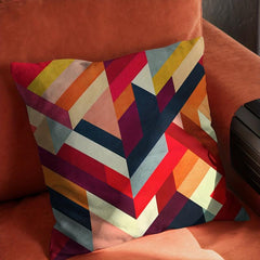 Geometric Pattern Printed Throw Pillow Covers