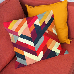 Geometric Pattern Printed Throw Pillow Covers