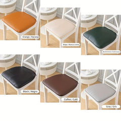 Waterproof Leather Stool Cover Chair Cushion Stain Resistant Faux Leather