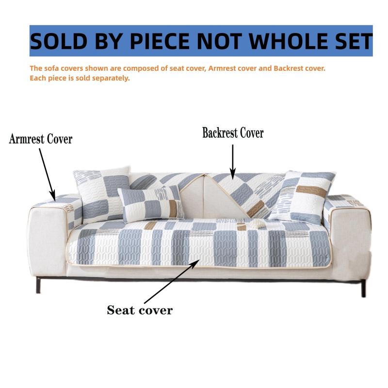 Cooling Ice Silk Sofa Cover Non Slip Latex Mat for Home Decor