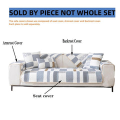 Cooling Ice Silk Sofa Cover Non Slip Latex Mat for Home Decor