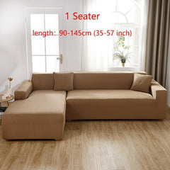 Leaf Printed Sofa Slipcover with Pillowcase