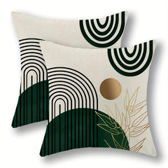 Boho Pillow Covers 45x45cm Mid Century Modern Throw Pillow Covers
