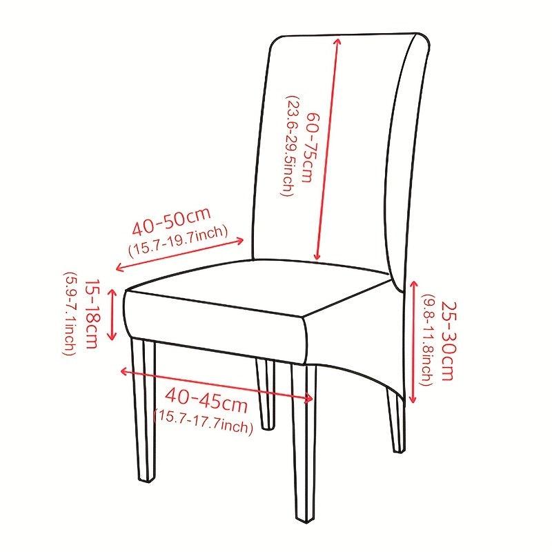 Velvet Stretch Dining Chair Slipcover for Home Decor