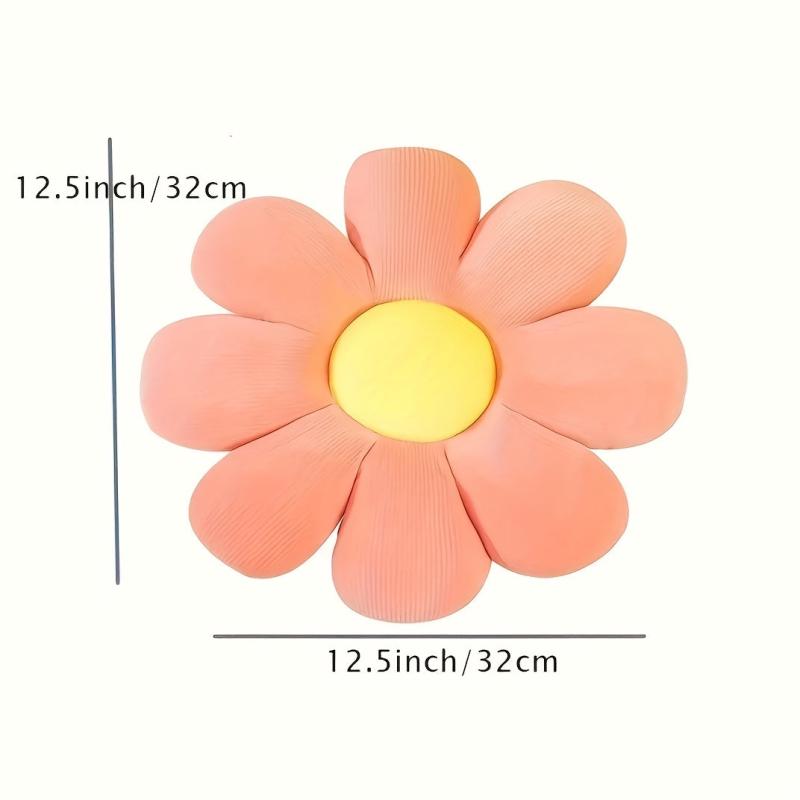 Plush Daisy Flower Seat Cushion for Office Chair Sofa Bedroom