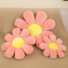 Plush Daisy Flower Seat Cushion for Office Chair Sofa Bedroom