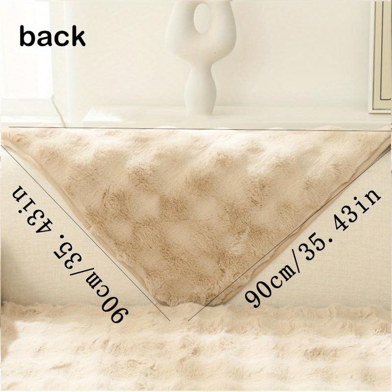 Faux Fur Rabbit Velvet Sofa Slipcover Anti slip Warm And Soft Sofa Cover