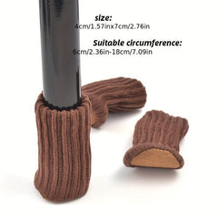4pcs Chair Legs Socks Elastic Bottom Booties Floor Protectors