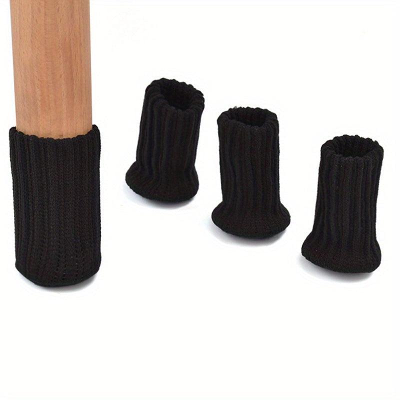 4pcs Chair Legs Socks Elastic Bottom Booties Floor Protectors