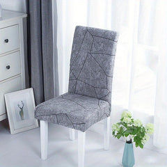 Printed Stretch Dining Chair Slipcover Anti Dirty Chair Protector
