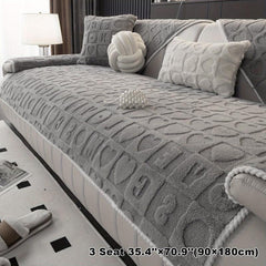 Dog Friendly Fuzzy Sofa Slipcover Non Slip Furniture Protector