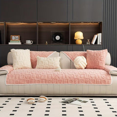 Dog Friendly Fuzzy Sofa Slipcover Non Slip Furniture Protector