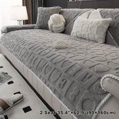 Dog Friendly Fuzzy Sofa Slipcover Non Slip Furniture Protector