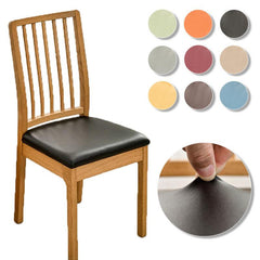 1PC PU Leather Seat Covers For Dining Room Chairs Waterproof